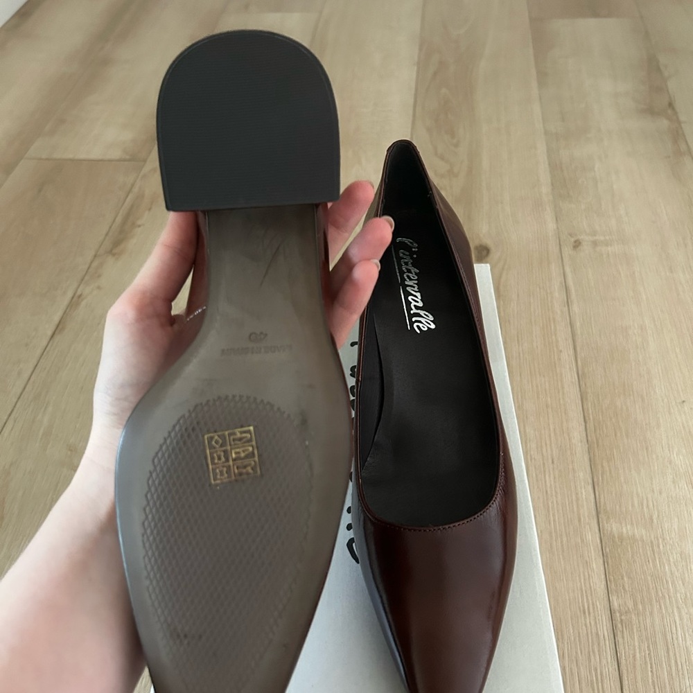 LINTERVALLE - Leather square high heels - Picture 3 of 5